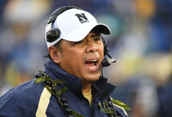 Navy Head Coach Ken Niumatalolo