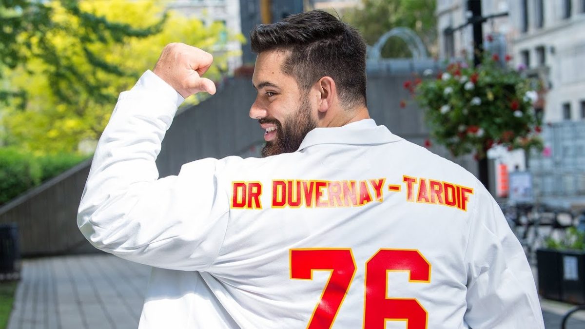 Duvernay-Tardif Hard Work Makes Him A Starter, Doctor