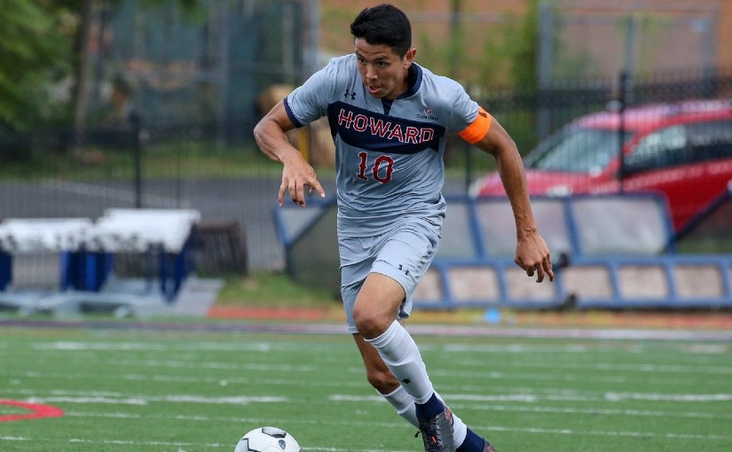Howard University midfielder Andres Gomez x