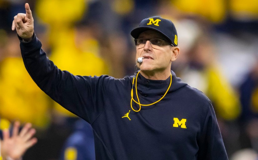 Jim Harbaugh Large Photo x